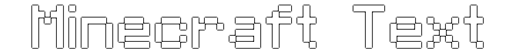 Minecraft Text font style | Textcraft