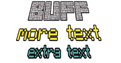 buff font style | Textcraft