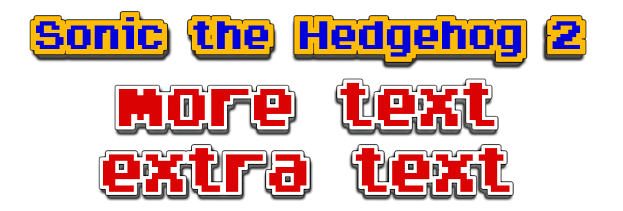 Sonic The Hedgehog  Text Effect Generator
