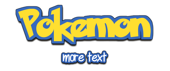 pokemon font box