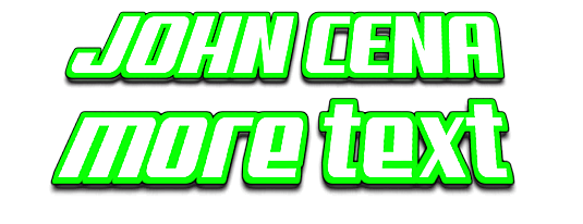 JOHN CENA font style | Textcraft